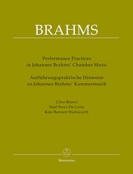 Performance Practices in Johannes Brahms' Chamber Music book cover